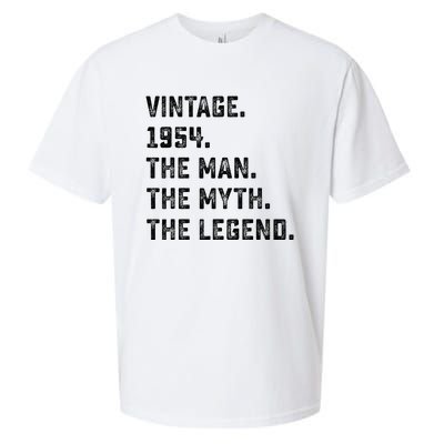 Man Myth Legend 1954 71st Birthday For 71 Years Old Sueded Cloud Jersey T-Shirt