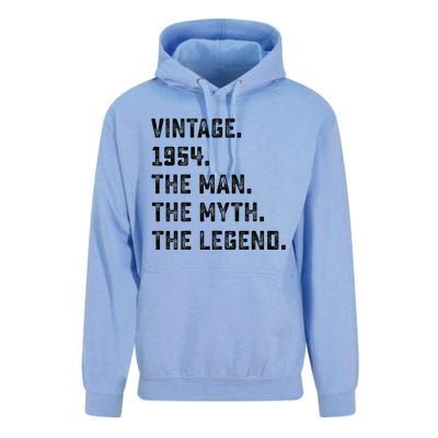 Man Myth Legend 1954 71st Birthday For 71 Years Old Unisex Surf Hoodie