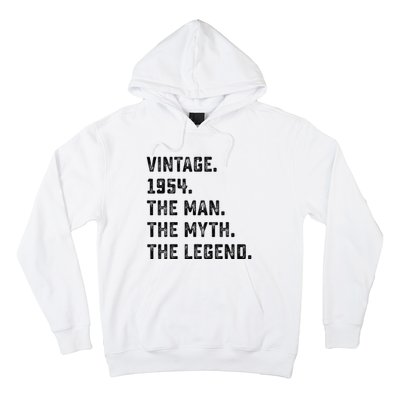 Man Myth Legend 1954 71st Birthday For 71 Years Old Hoodie