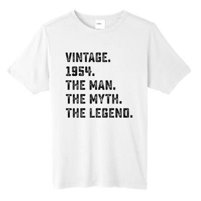 Man Myth Legend 1954 71st Birthday For 71 Years Old Tall Fusion ChromaSoft Performance T-Shirt