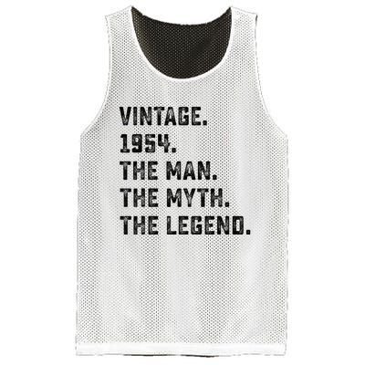 Man Myth Legend 1954 71st Birthday For 71 Years Old Mesh Reversible Basketball Jersey Tank