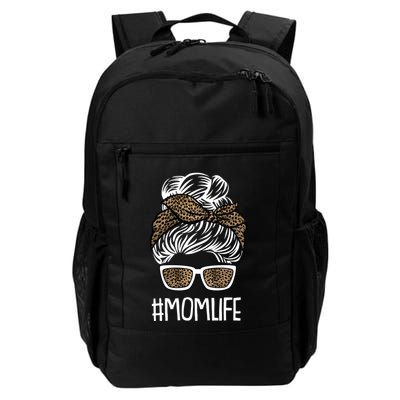 Momlife Mothersday Leopard Print Mama Mommy Momma Meaningful Gift Daily Commute Backpack