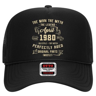 Man Myth Legend April 1980 45th Birthday 45 Years Old Gift Hat
