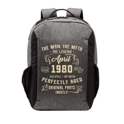 Man Myth Legend April 1980 45th Birthday 45 Years Old Gift Vector Backpack