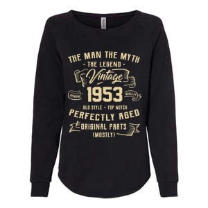 Man Myth Legend 1953 70th Birthday Tee For 70 Years Old Womens California Wash Sweatshirt