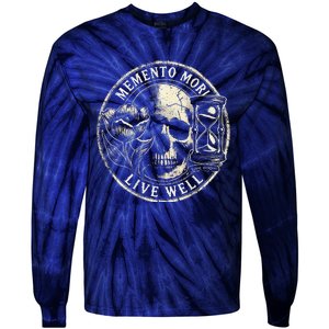 Memento Mori Live Well Tie-Dye Long Sleeve Shirt