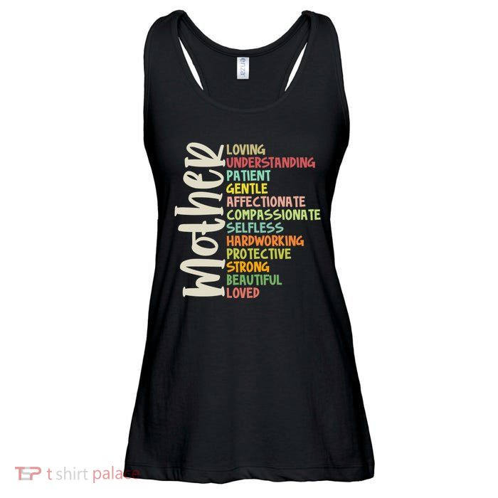 Mother Meaning Loving Gift Ladies Essential Flowy Tank