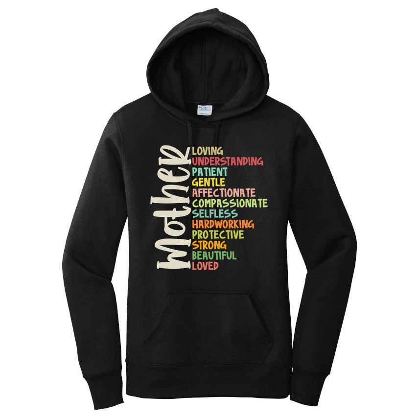 Mother Meaning Loving Gift Women's Pullover Hoodie