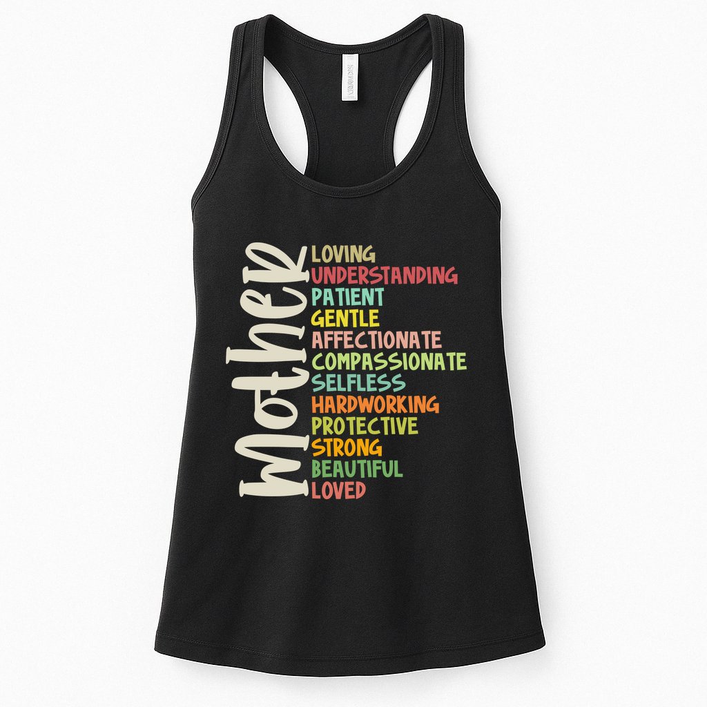 Mother Meaning Loving Gift Womens Tank Top