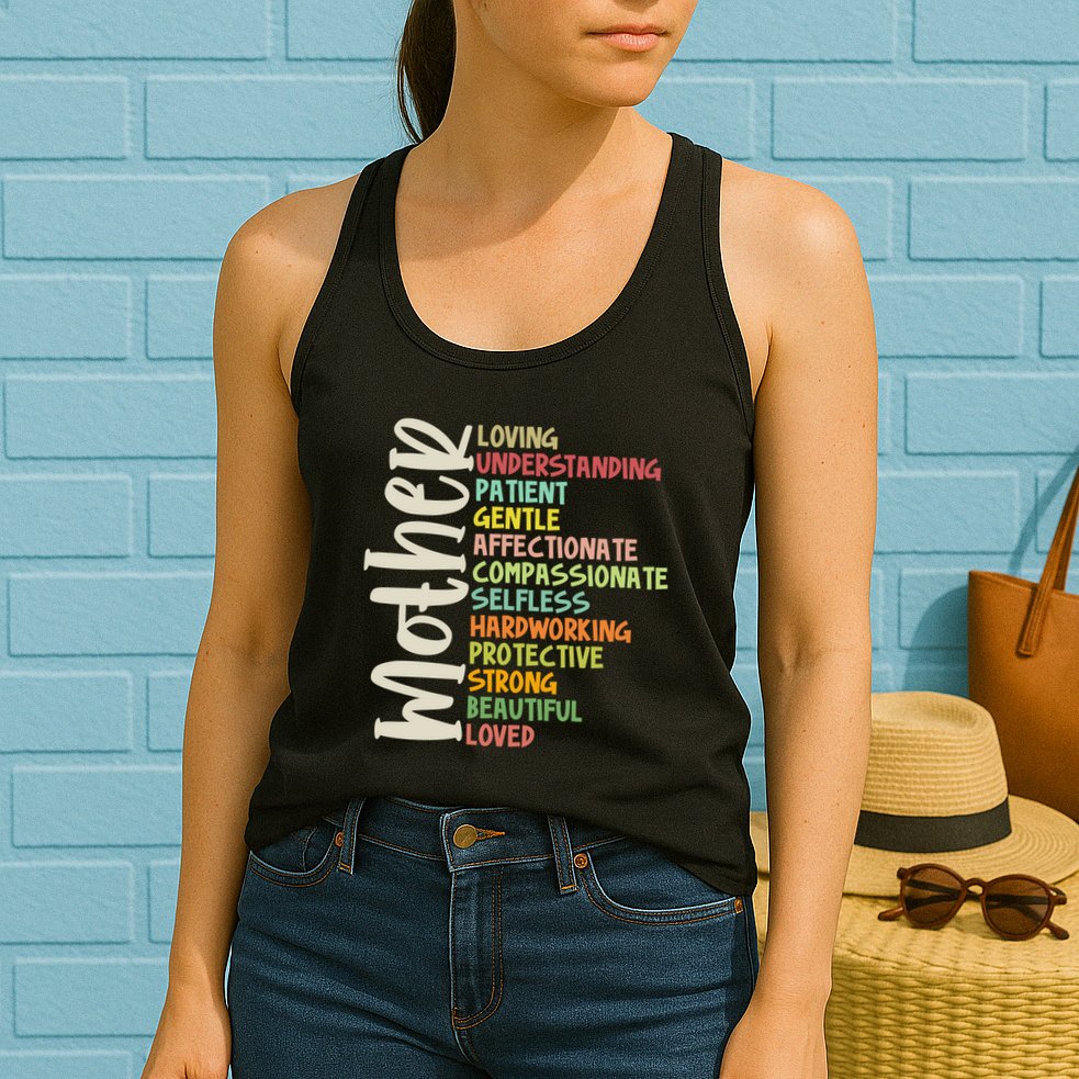 Mother Meaning Loving Gift Womens Tank Top