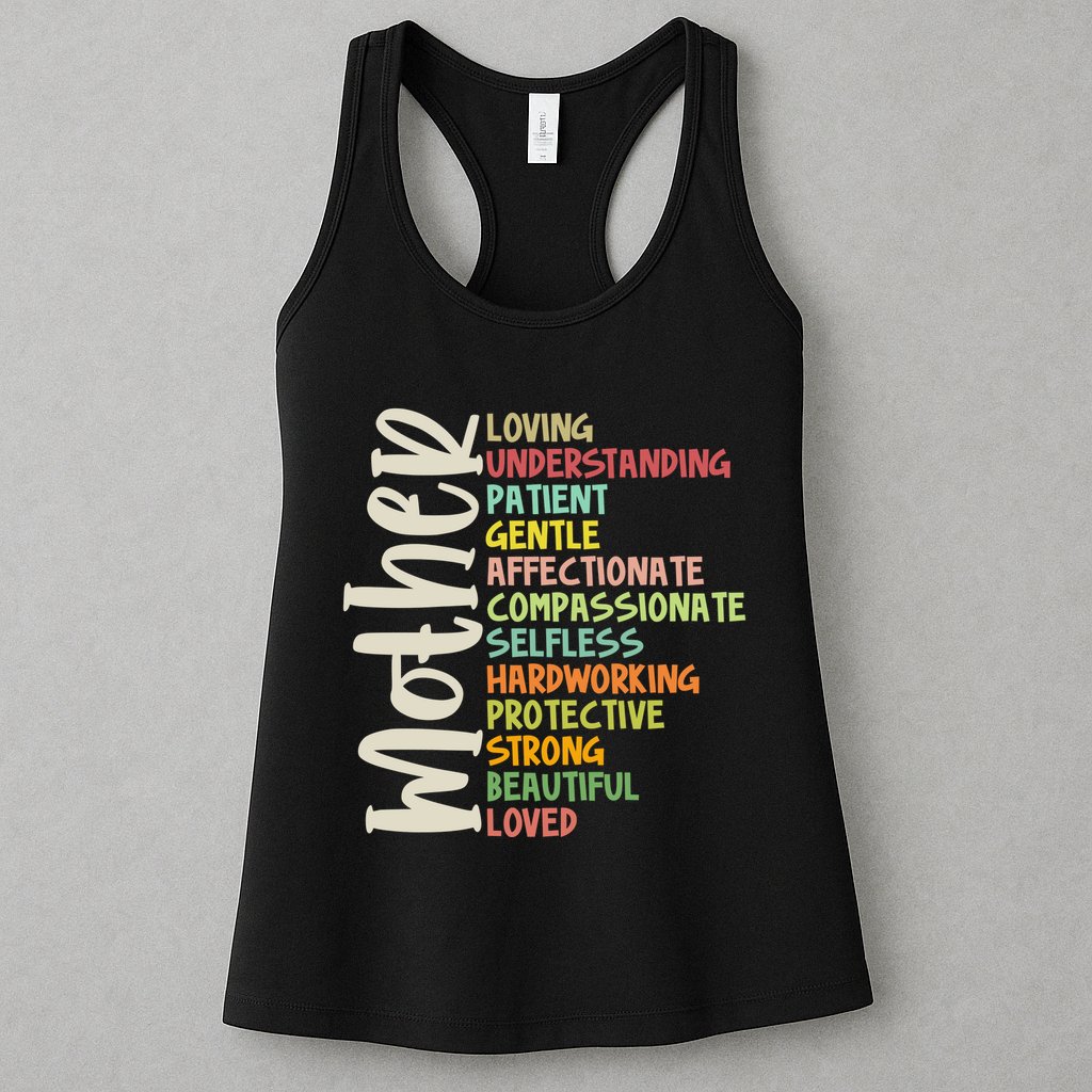 Mother Meaning Loving Gift Womens Tank Top