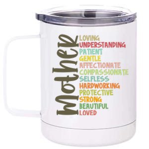 Mother Meaning Loving Gift 12 oz Stainless Steel Tumbler Cup