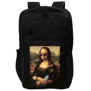 Modern Mona Lisa Tongue Ring Impact Tech Backpack