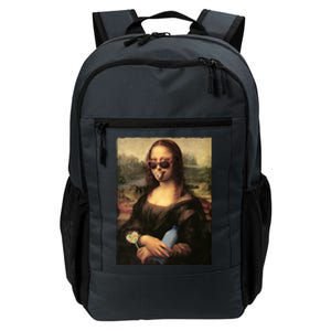 Modern Mona Lisa Tongue Ring Daily Commute Backpack