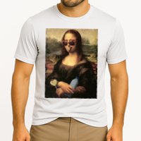 Modern Mona Lisa Tongue Ring Cooling Performance Crew T-Shirt