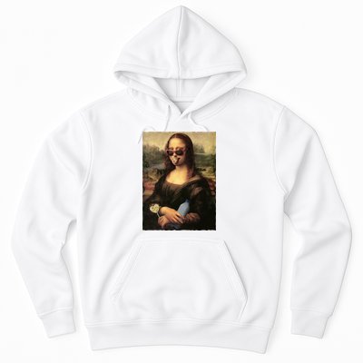 Modern Mona Lisa Tongue Ring Hoodie