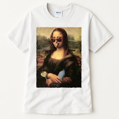 Modern Mona Lisa Tongue Ring Tall T-Shirt