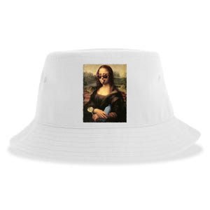 Modern Mona Lisa Tongue Ring Sustainable Bucket Hat