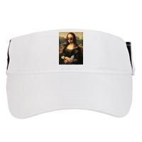 Modern Mona Lisa Tongue Ring Adult Drive Performance Visor