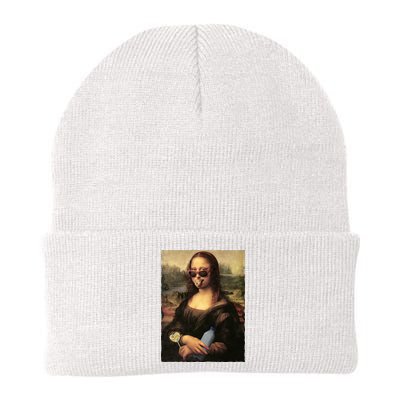 Modern Mona Lisa Tongue Ring Beanie