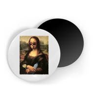 Modern Mona Lisa Tongue Ring Magnet