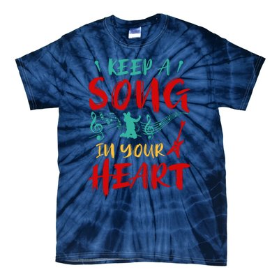 Motivational Music Lover Singing Lover Guitar Lover Tie-Dye T-Shirt