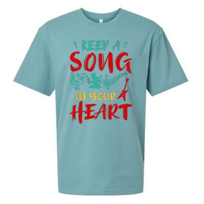 Motivational Music Lover Singing Lover Guitar Lover Sueded Cloud Jersey T-Shirt