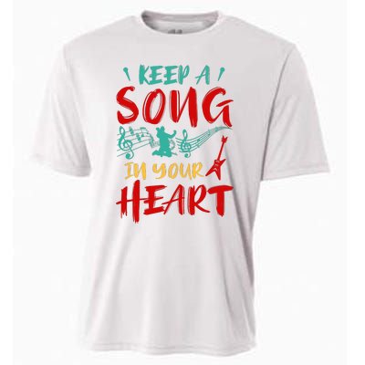 Motivational Music Lover Singing Lover Guitar Lover Cooling Performance Crew T-Shirt