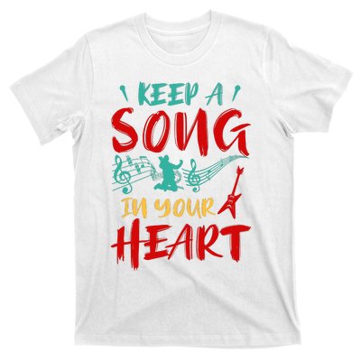 Motivational Music Lover Singing Lover Guitar Lover T-Shirt