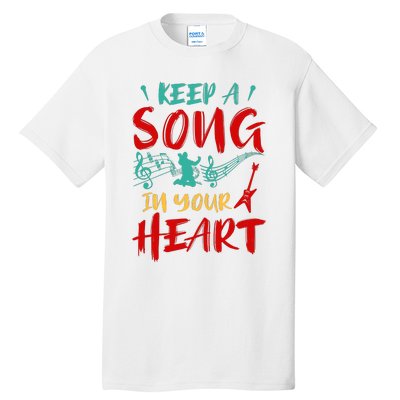 Motivational Music Lover Singing Lover Guitar Lover Tall T-Shirt