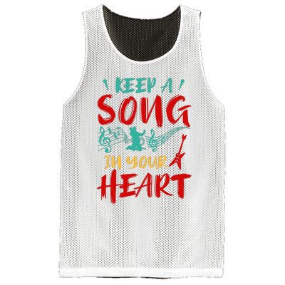 Motivational Music Lover Singing Lover Guitar Lover Mesh Reversible Basketball Jersey Tank