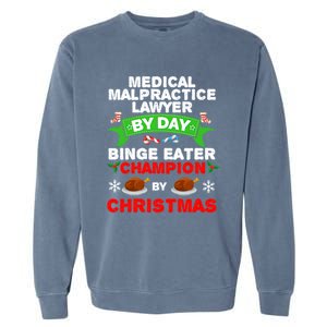 Medical Malpractice Lawyer Christmas Garment-Dyed Sweatshirt