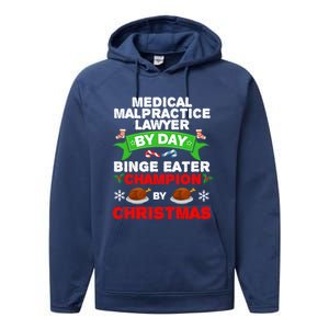 Medical Malpractice Lawyer Christmas Performance Fleece Hoodie