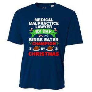 Medical Malpractice Lawyer Christmas Cooling Performance Crew T-Shirt