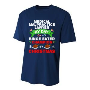 Medical Malpractice Lawyer Christmas Performance Sprint T-Shirt