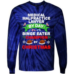 Medical Malpractice Lawyer Christmas Tie-Dye Long Sleeve Shirt