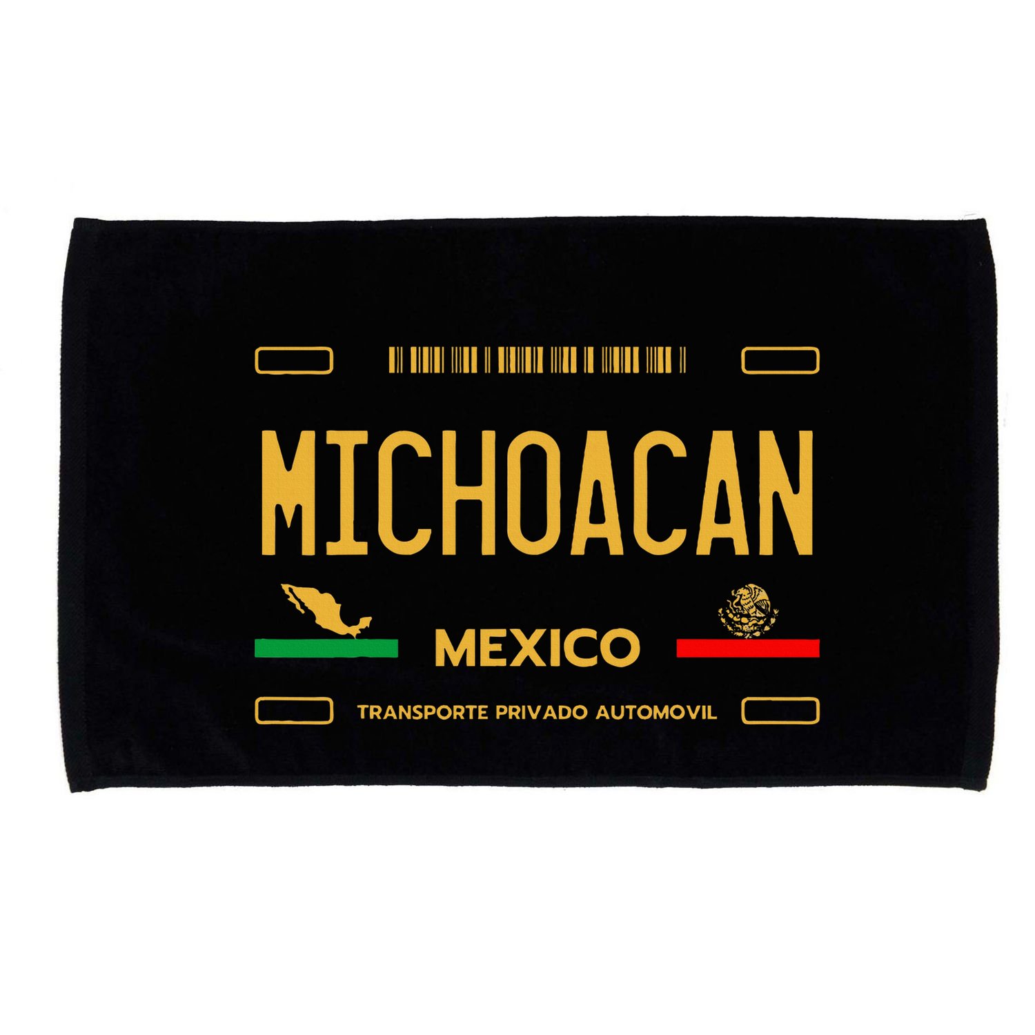 Michoacan Mexico License Plate Aesthetic Michoacan Microfiber Hand Towel