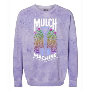 Mulch Machine Colorblast Crewneck Sweatshirt