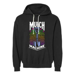 Mulch Machine Garment-Dyed Fleece Hoodie