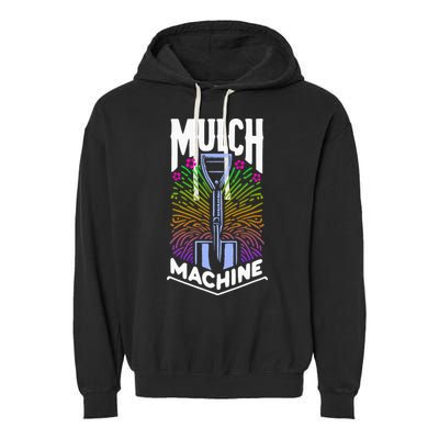 Mulch Machine Garment-Dyed Fleece Hoodie