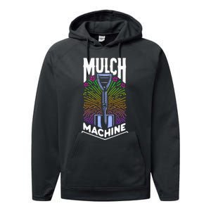 Mulch Machine Performance Fleece Hoodie