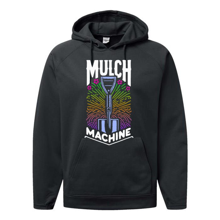 Mulch Machine Performance Fleece Hoodie