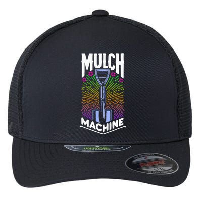 Mulch Machine Flexfit Unipanel Trucker Cap