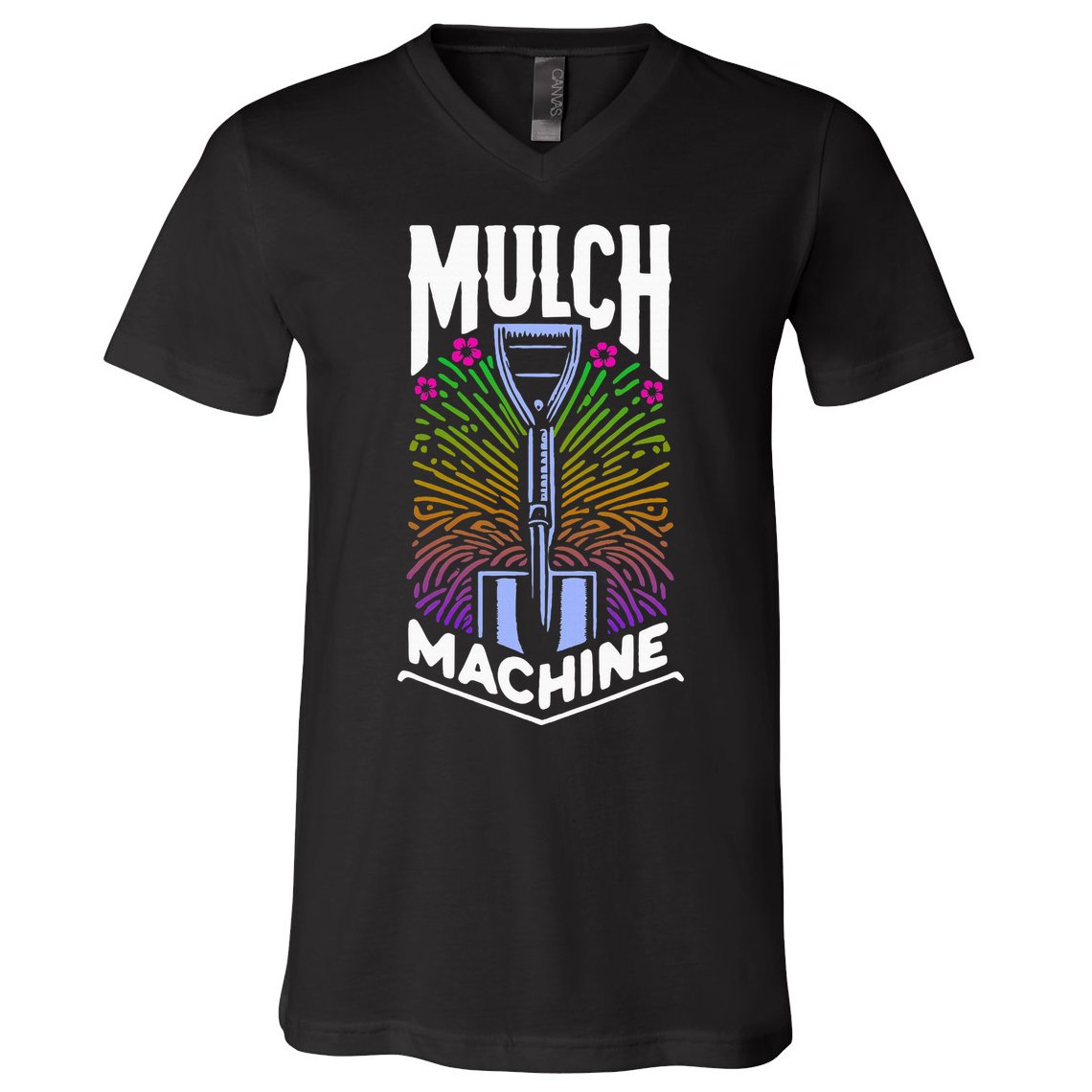 Mulch Machine V-Neck T-Shirt