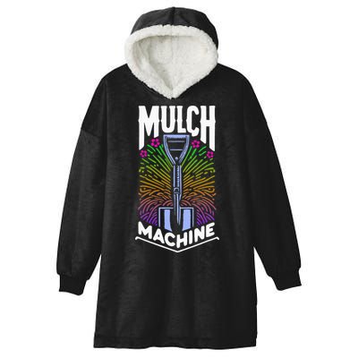 Mulch Machine Hooded Wearable Blanket