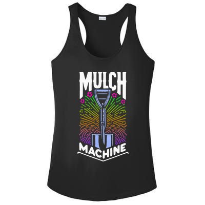 Mulch Machine Ladies PosiCharge Competitor Racerback Tank