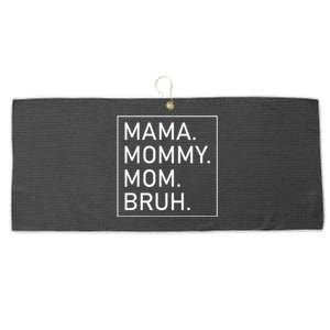 Mama Mommy Mom Bruh Large Microfiber Waffle Golf Towel