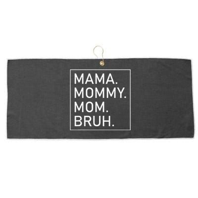 Mama Mommy Mom Bruh Large Microfiber Waffle Golf Towel