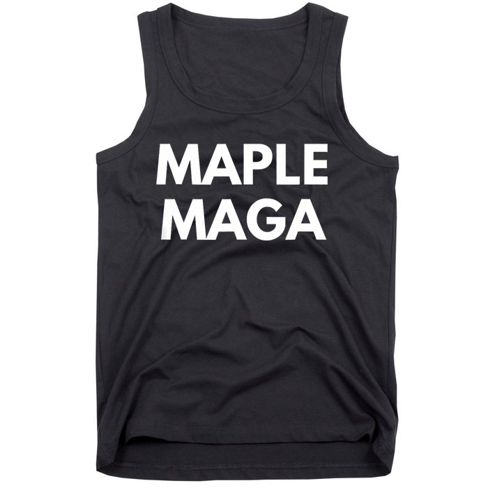 Maple Maga Mcga Make Canada Great Again Tank Top