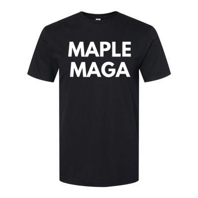 Maple Maga Mcga Make Canada Great Again Softstyle CVC T-Shirt